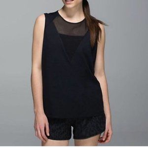 Lululemon muscle tank with mesh activewear top